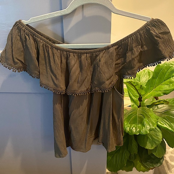 Iris Off Shoulder Top Tunic Blouse - Picture 2 of 4